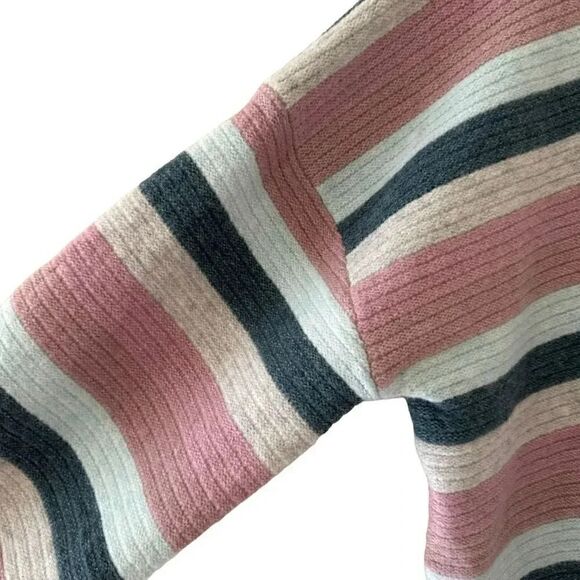 Pinque Multicolor Grey Mauve Combo Crewneck Long Sleeves Pullover SZ XXL # 1868 - Picture 8 of 13